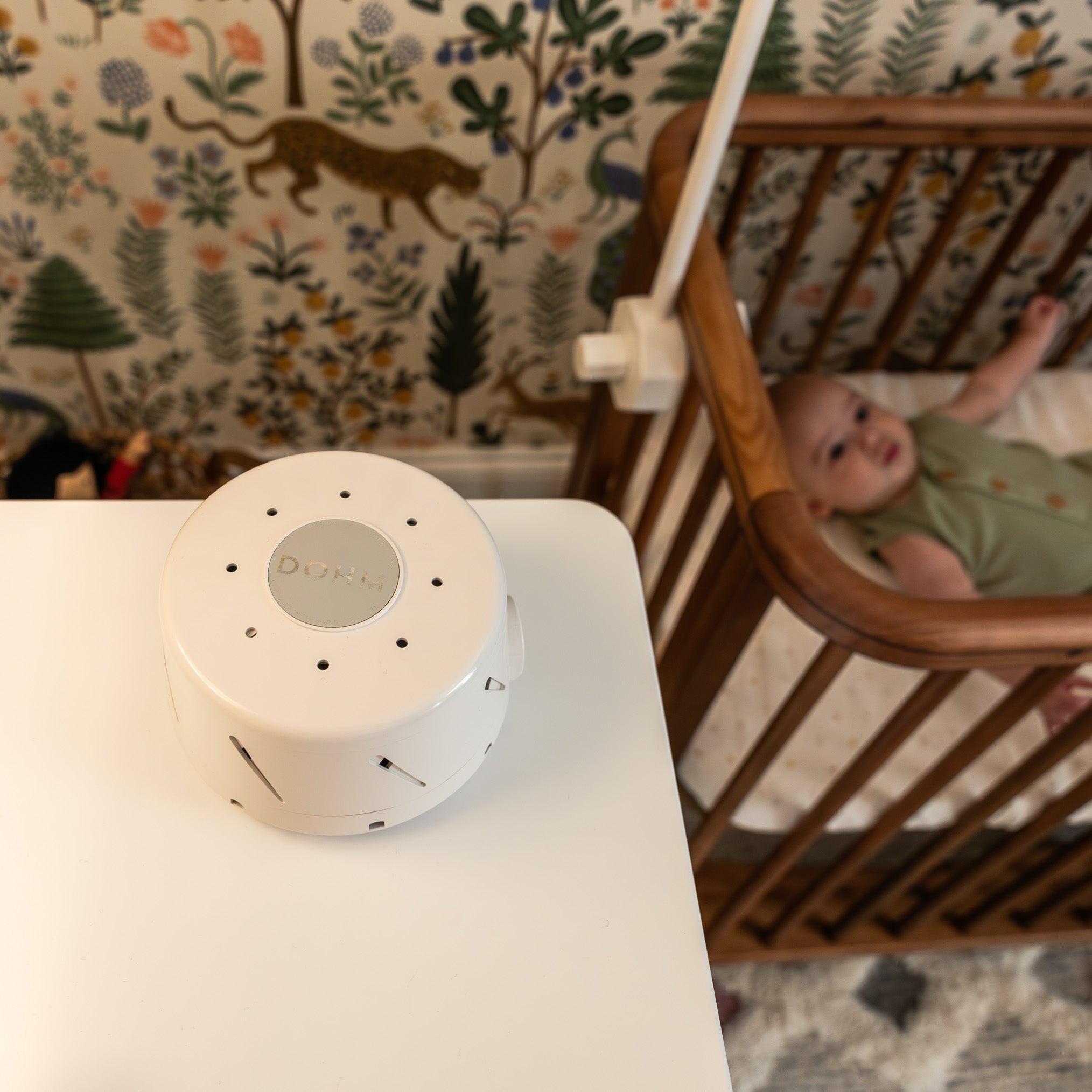 Yogasleep sound machine supporting a bedtime routine